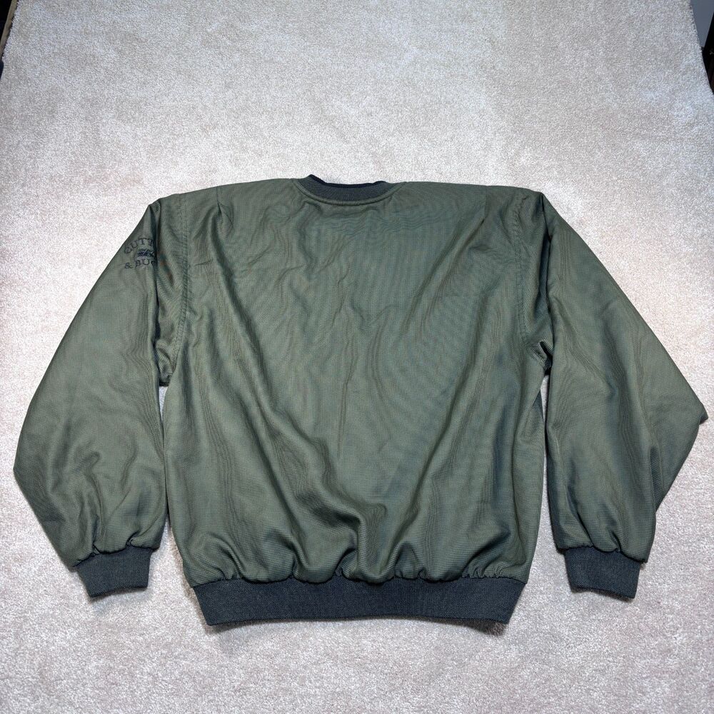 Men's Cutter and Buck Embroidered Logo Golf Pullover Windbreaker, Size M